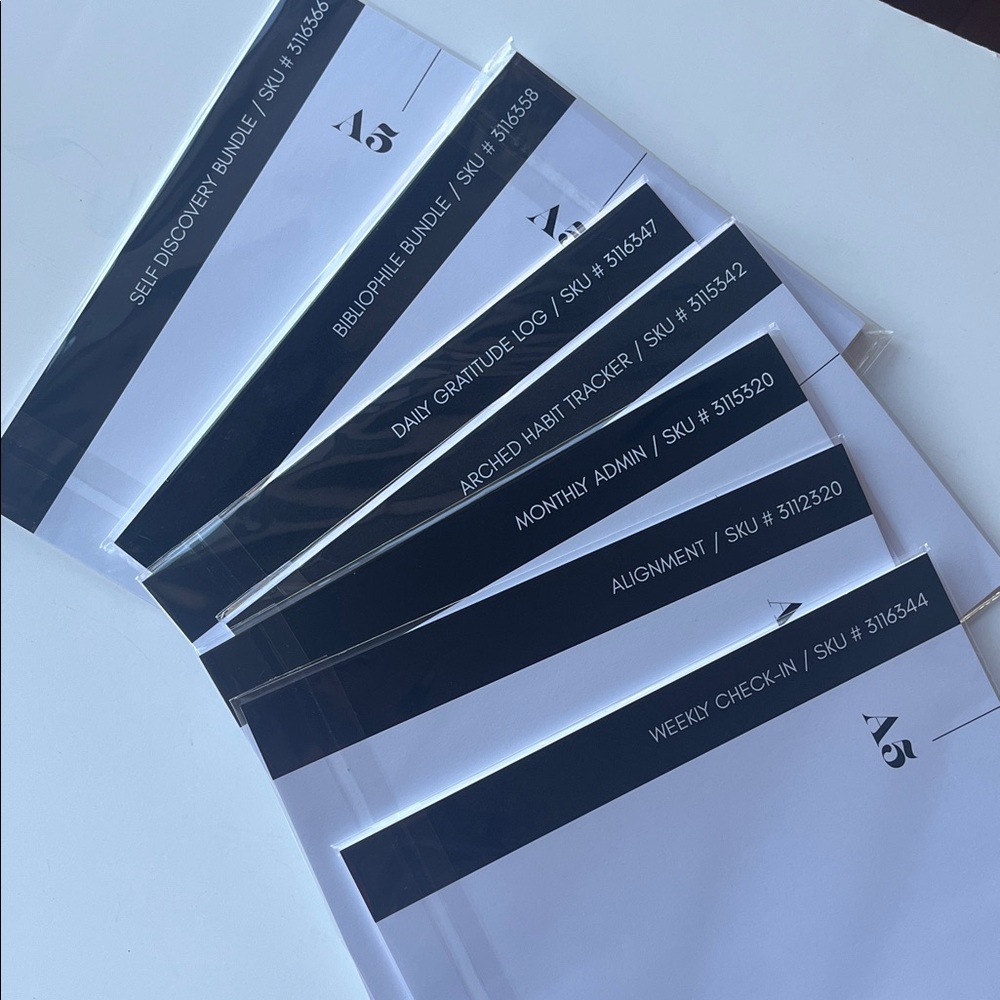 Cloth and Paper A5 White Stationery Inserts- Bundle